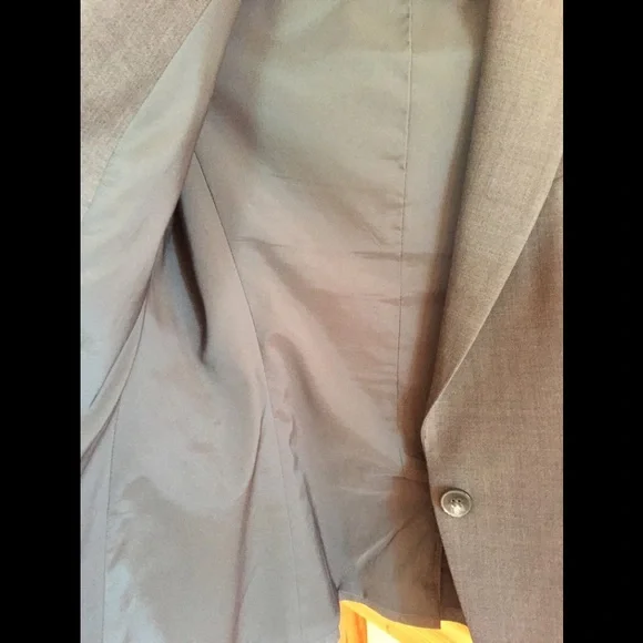 Theory Grey One-Button Blazer - Picture 5 of 11